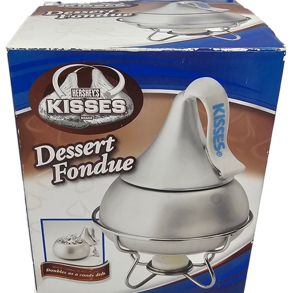 NEW OpnBox Hershey Company Hershey's Kisses Dessert Fondue Set & Candy Dish 2009